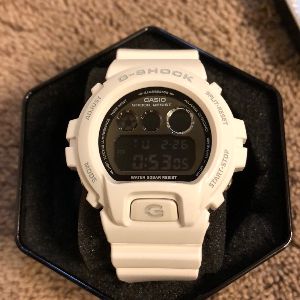 Casio G-shock resist white watch